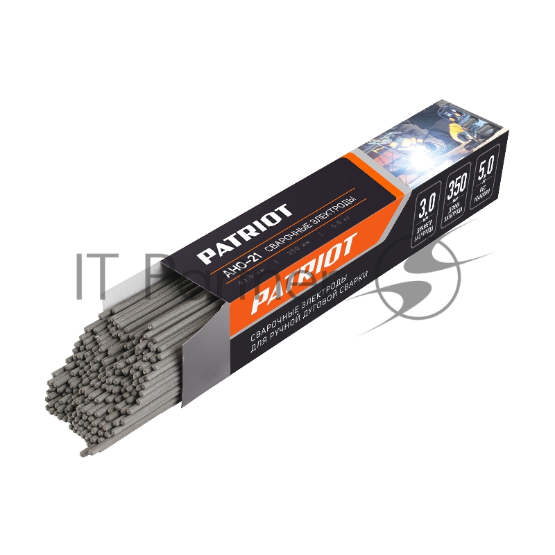 Электроды сварочные PATRIOT, марка АНО-21, диам. 3,0мм, длина 350мм, уп. 5кг
