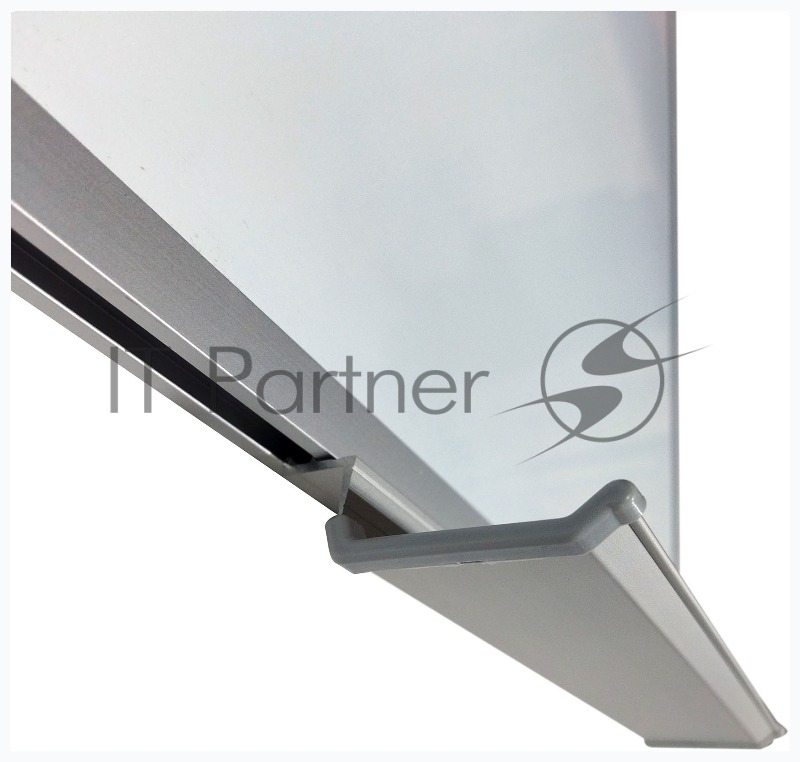 Доска магнитно-маркерная Boardsys 20Ф120 Ecoboard лак белый 100x120см алюминиевая рама