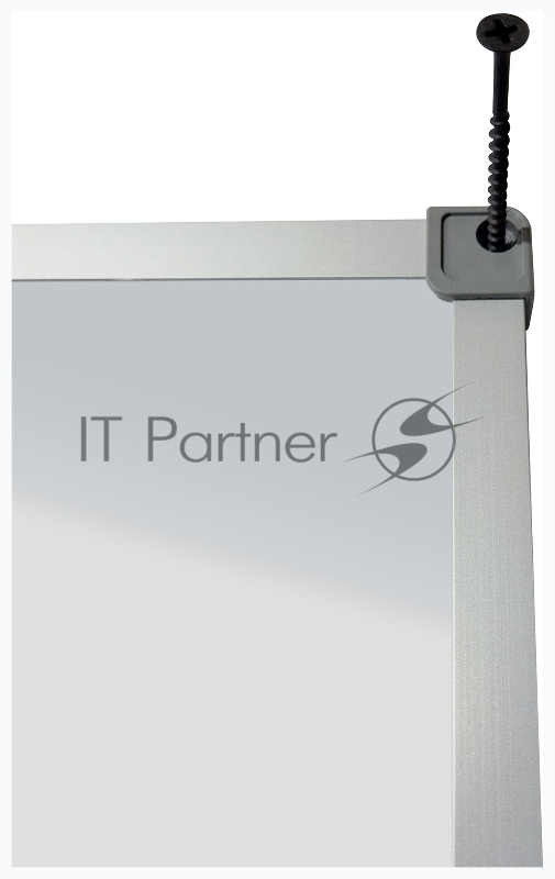 Доска магнитно-маркерная Boardsys 20Ф200 Ecoboard лак белый 100x200см алюминиевая рама