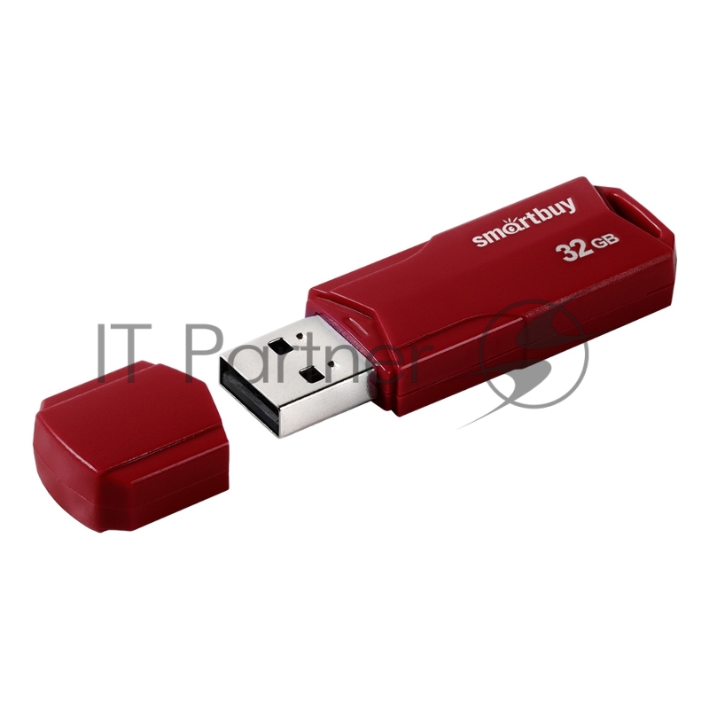 USB накопитель SmartBuy 32GB CLUE Burgundy (SB32GBCLU-BG)