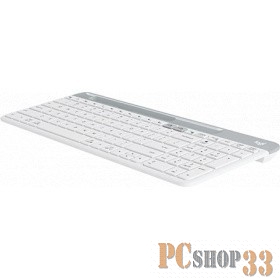 Клавиатура Logitech K580 белый/серый USB беспроводная BT/Radio