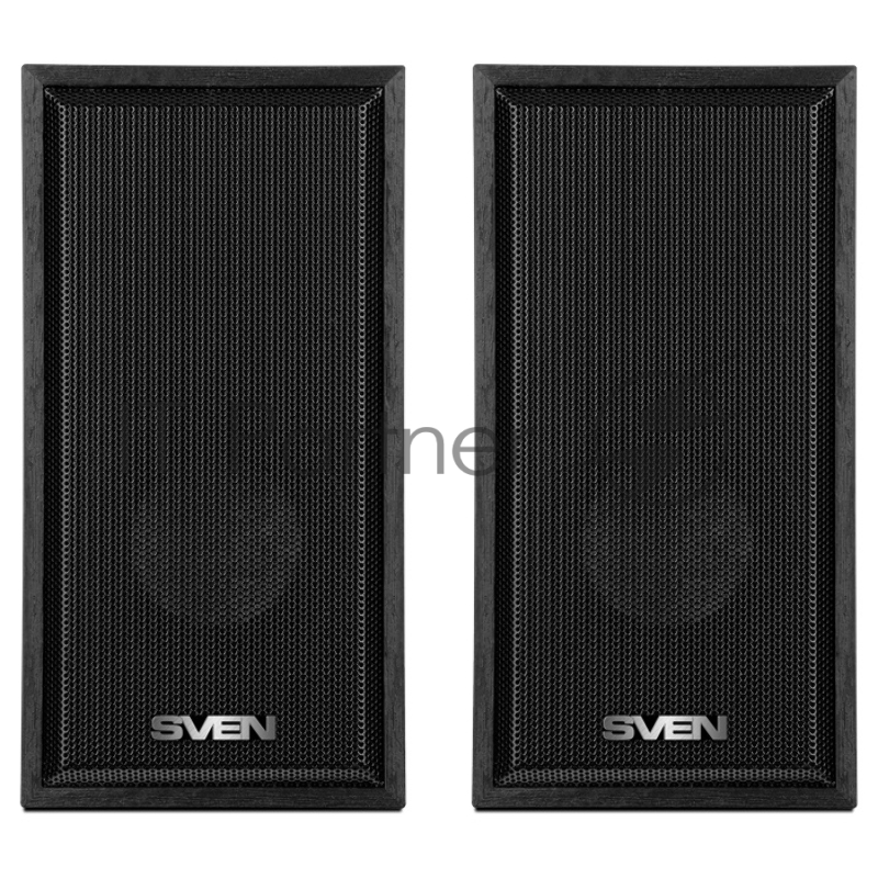 Колонки 2.0 (2x3W, USB+БП) дерево, black SVEN SPS-509