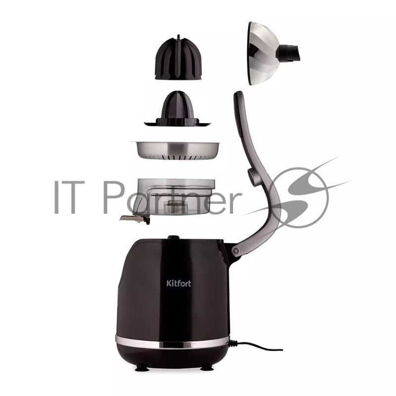 Соковыжималка цитрусовая Kitfort КТ-1131-2 черный