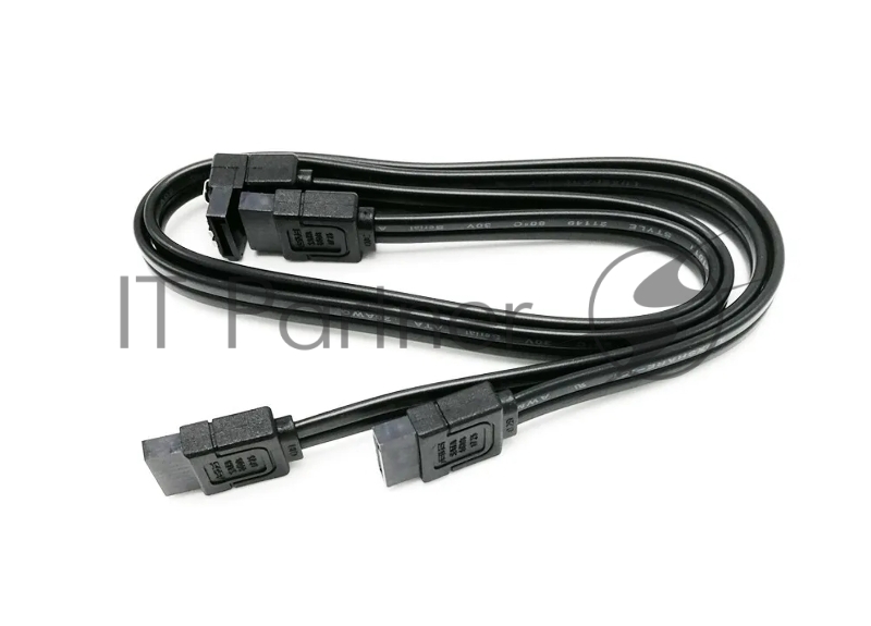 Кабель SATA 6Gb/s 50см Asus комплект 2 шт. угловой + прямой