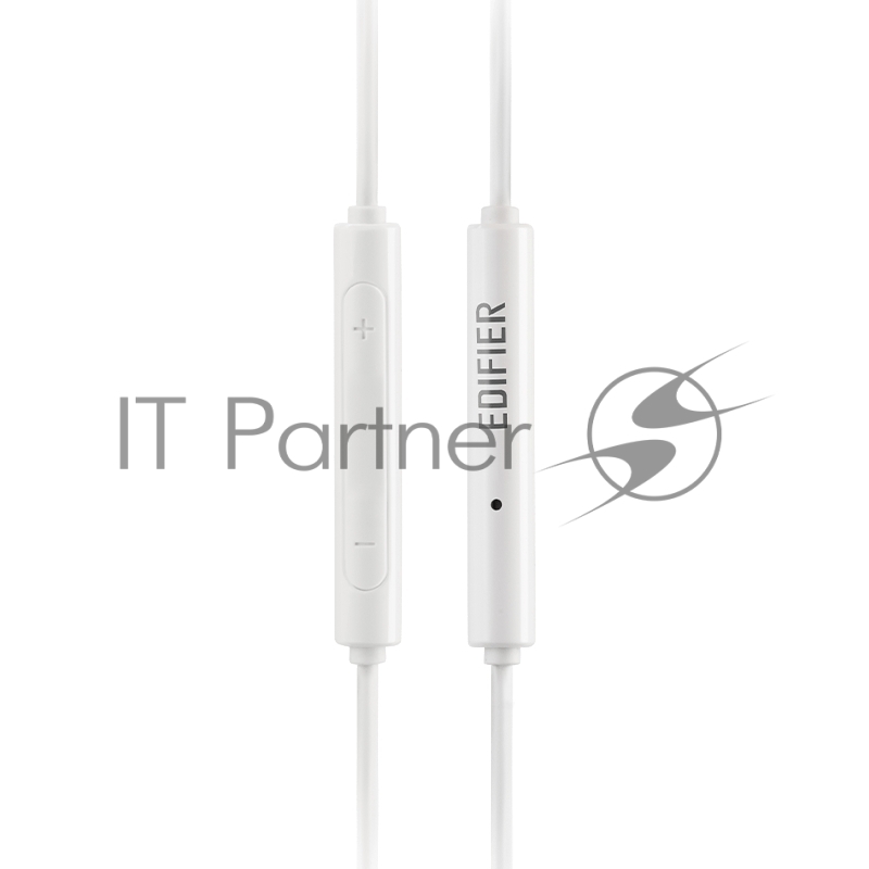 Гарнитура вкладыши Edifier P180 Plus 1.2м белый проводные в ушной раковине