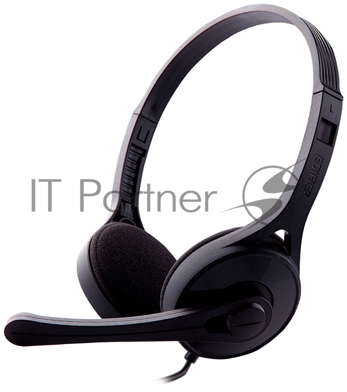 Наушники с микрофоном Edifier K550 черный 2м мониторные оголовье (K550 SINGLE PLUG)