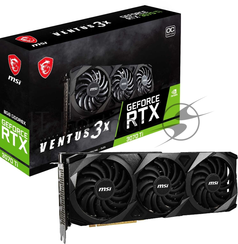 Видеокарта MSI RTX 3070 Ti VENTUS 3X 8G OC LHR
