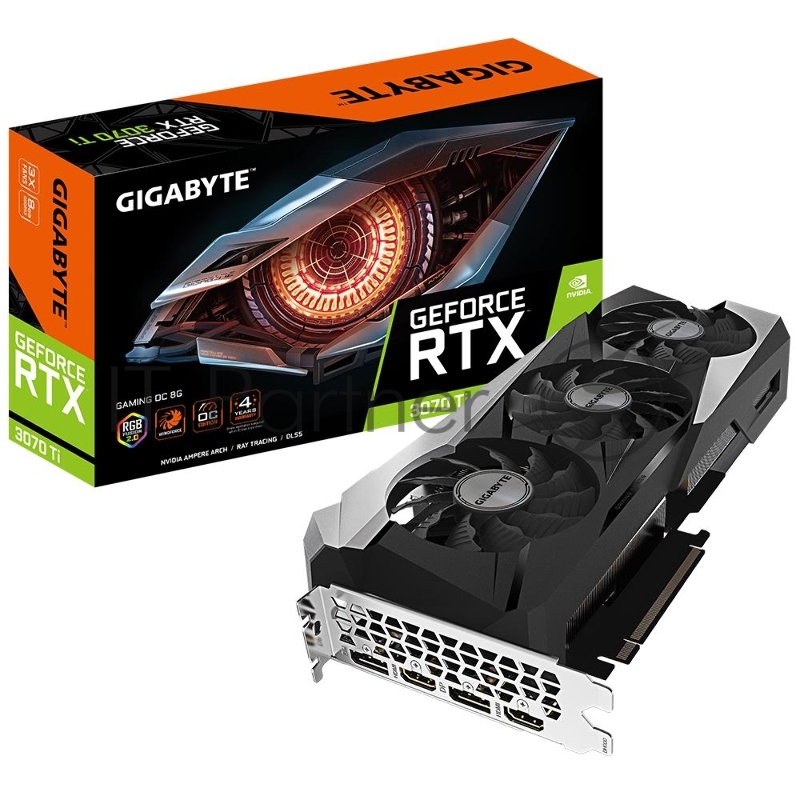 Видеокарта PCIE16 RTX3070TI 8GB GV-N307TGAMING OC-8GD GIGABYTE