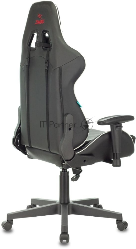 Кресло игровое Zombie Z4 черный/синий искусственная кожа крестовина