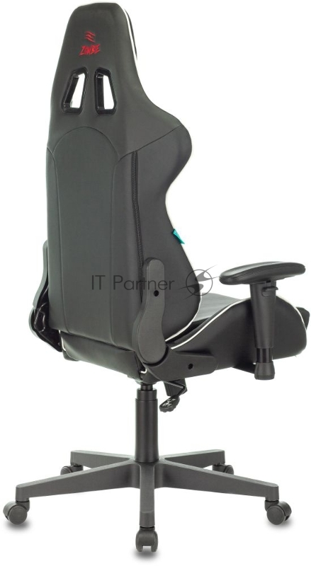 Кресло игровое Zombie Z4 черный/синий искусственная кожа крестовина