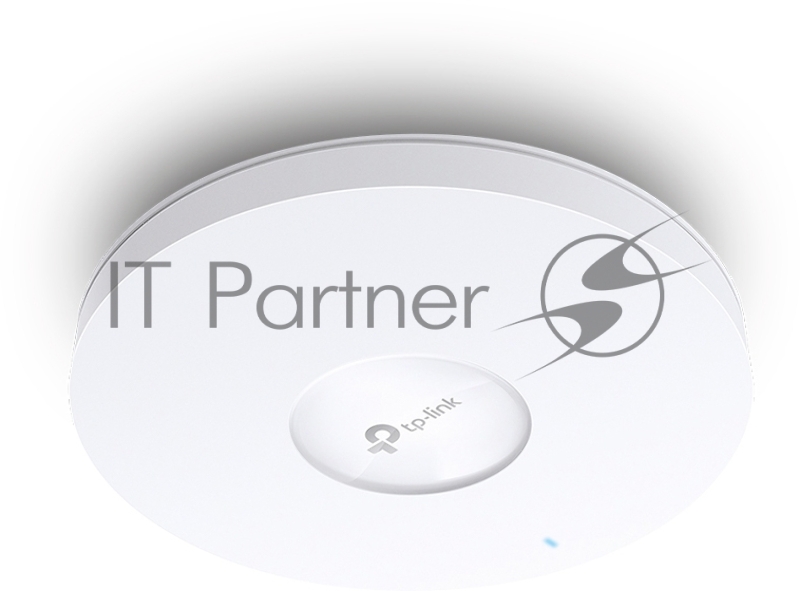 Потолочная точка доступа TP-Link EAP653 AX3000 Ceiling Mount Dual-Band Wi-Fi 6 Access Point, 1?1Gbps RJ45 Port, 574Mbps at 2.4 GHz + 2402 Mbps at 5 GHz, 802.3at POE, 2?Internal Antennas