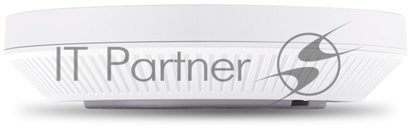 Потолочная точка доступа TP-Link EAP653 AX3000 Ceiling Mount Dual-Band Wi-Fi 6 Access Point, 1?1Gbps RJ45 Port, 574Mbps at 2.4 GHz + 2402 Mbps at 5 GHz, 802.3at POE, 2?Internal Antennas