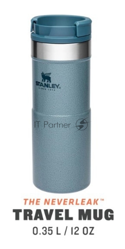 Термокружка для напитков Stanley Classic Neverleak 0.35л. голубой (10-09855-009)