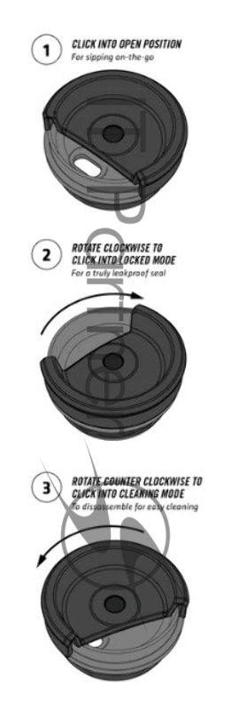 Термокружка для напитков Stanley Classic Neverleak 0.35л. голубой (10-09855-009)