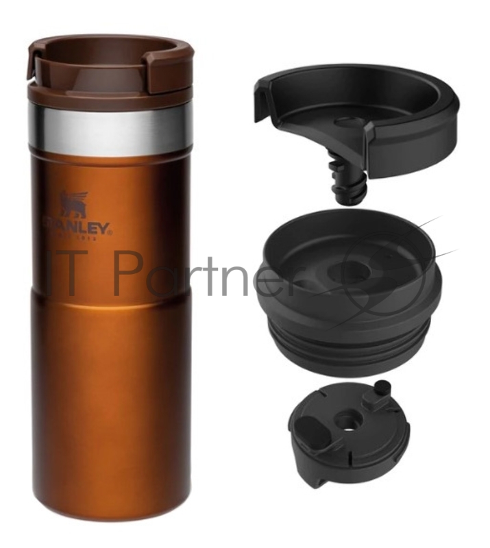 Термокружка для напитков Stanley Classic Neverleak 0.35л. темно-янтарный (10-09855-010)