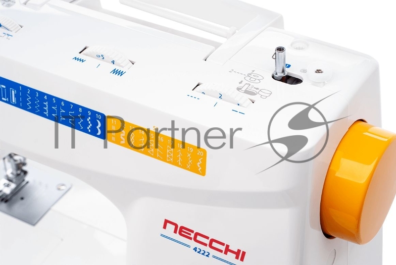 Швейная машина Necchi 42222, 4 операции, петля п/автомат, рег.длины и ширины стежка