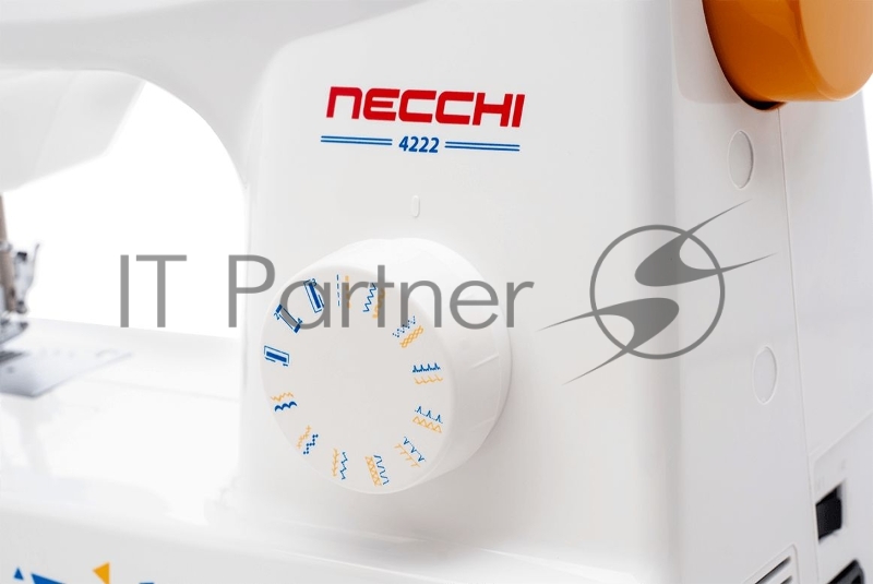 Швейная машина Necchi 42222, 4 операции, петля п/автомат, рег.длины и ширины стежка