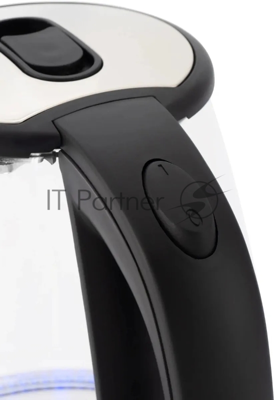 Чайник электрический Starwind SKG4777 1.8л. 2000Вт черный/прозрачный (корпус: стекло)