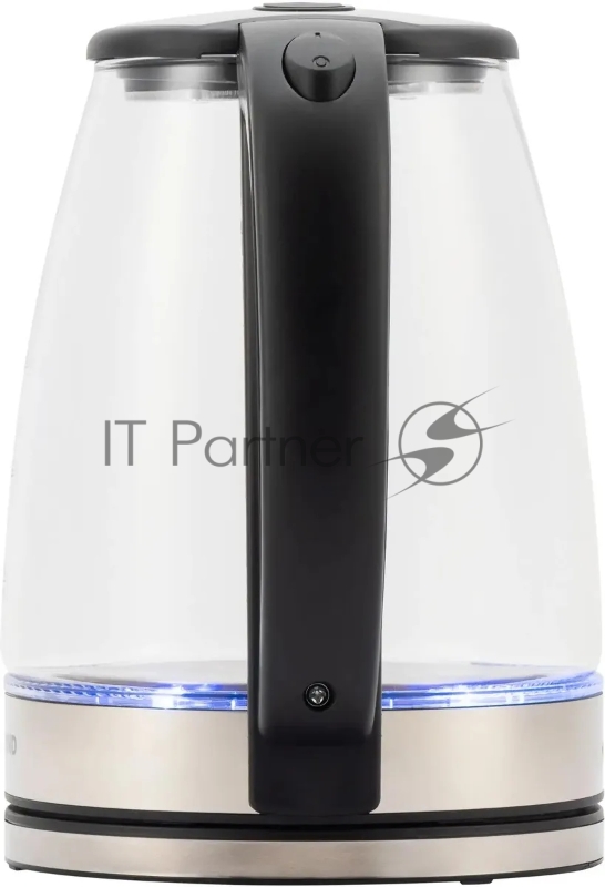 Чайник электрический Starwind SKG4777 1.8л. 2000Вт черный/прозрачный (корпус: стекло)