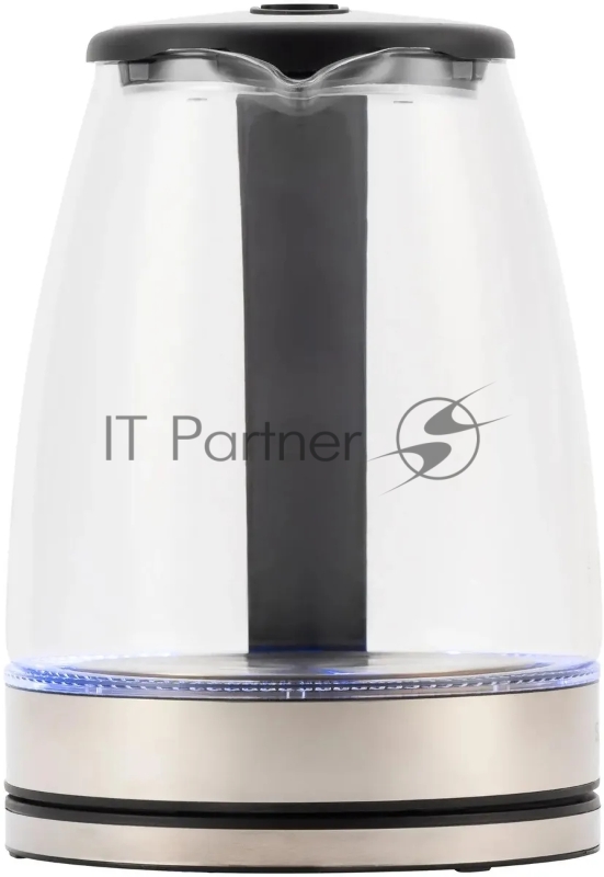 Чайник электрический Starwind SKG4777 1.8л. 2000Вт черный/прозрачный (корпус: стекло)
