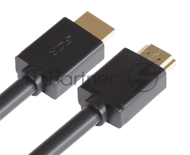 Кабель GCR 2.0m HDMI 1.4, 30/30 AWG, позолоченные контакты, FullHD, Ethernet 10.2 Гбит/с, 3D, 4Kx2K, экран