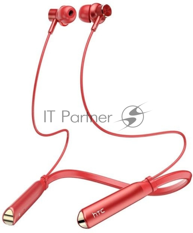 Гарнитура вкладыши HTC HS01 True Wireless Headset Basic красный беспроводные bluetooth шейный обод