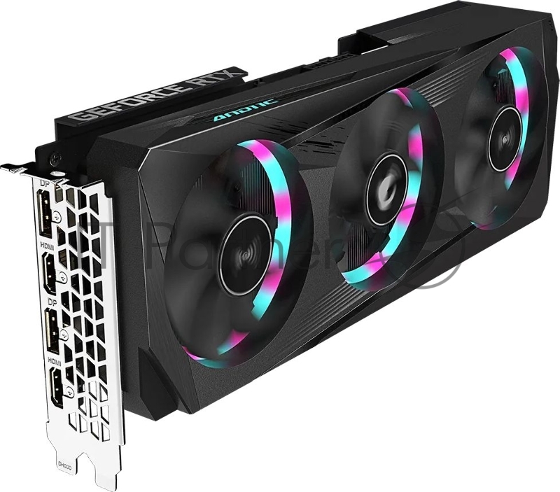 Видеокарта Gigabyte PCI-E 4.0 GV-N3050AORUS E-8GD NVIDIA GeForce RTX 3050 8192Mb 128 GDDR6 1860/14000 HDMIx2 DPx2 HDCP Ret