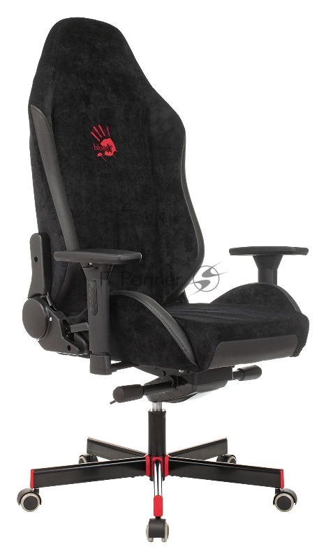 Кресло игровое A4Tech Bloody GC-450 черный текстиль/эко.кожа крестовина металл