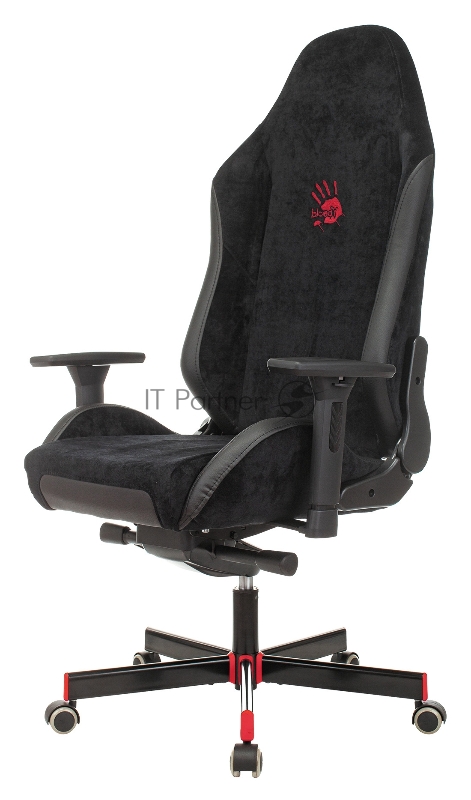 Кресло игровое A4Tech Bloody GC-450 черный текстиль/эко.кожа крестовина металл