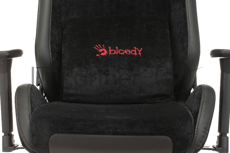 Кресло игровое A4Tech Bloody GC-450 черный текстиль/эко.кожа крестовина металл