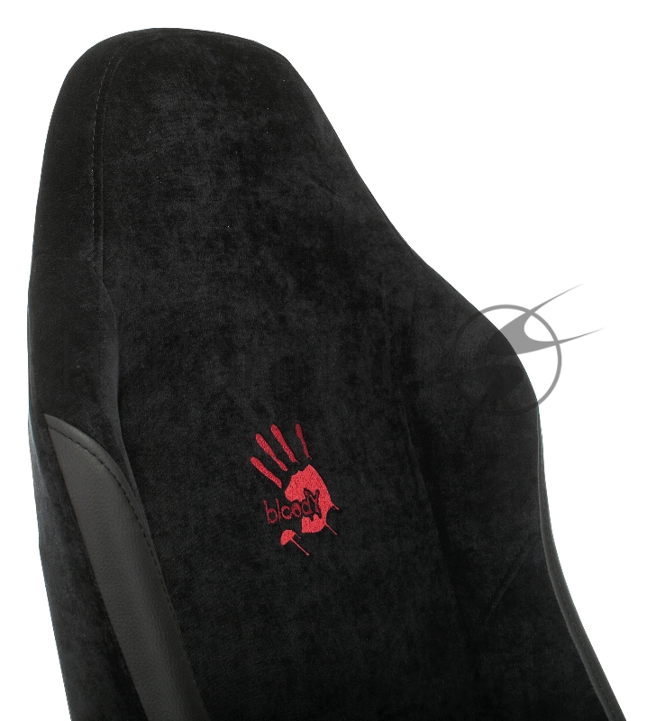 Кресло игровое A4Tech Bloody GC-450 черный текстиль/эко.кожа крестовина металл
