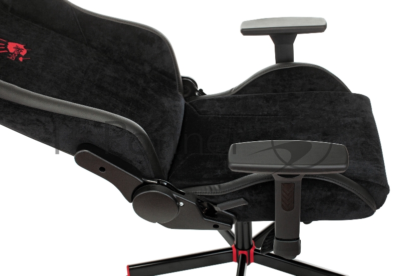 Кресло игровое A4Tech Bloody GC-450 черный текстиль/эко.кожа крестовина металл