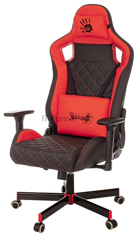 Кресло игровое A4Tech Bloody GC-750 черный эко.кожа крестовина пластик