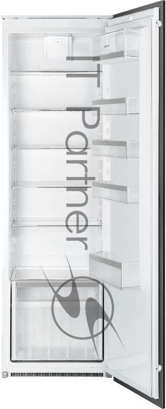 Холодильник SMEG/ Встраиваемый однодверный холодильник без морозильного отделения, скользящие направляющие, 314 л,