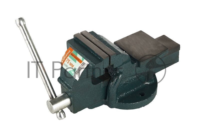 Тиски слесарные Sturm! 1075-04-75 75 мм, УСИЛЕННЫЕ С НАКОВАЛЬНЕЙ