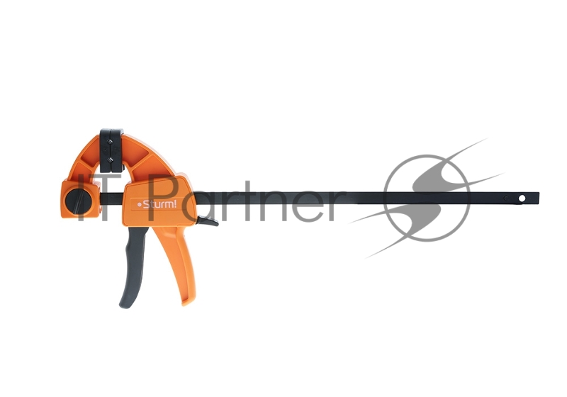 Струбцина быстрозажимная Sturm! 1078-08-45, 450мм, резиновые накладки, 70-100кгс, сжим-разжим