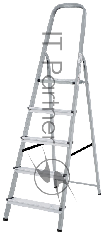 Стремянка Новая Высота NV1130 односторонняя сталь/алюминий 5ступ. (1130105)