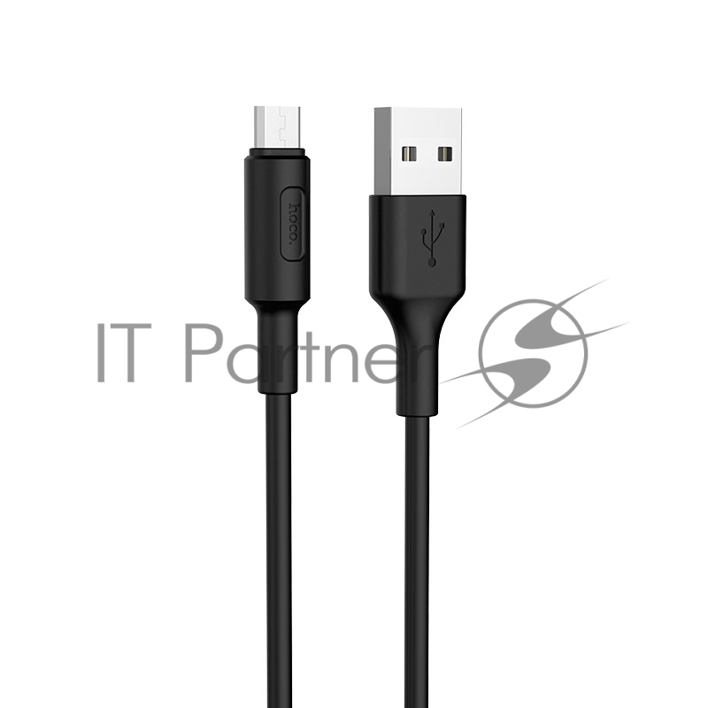 Кабель USB 2.0 hoco X25, AM/microBM, черный, 1м