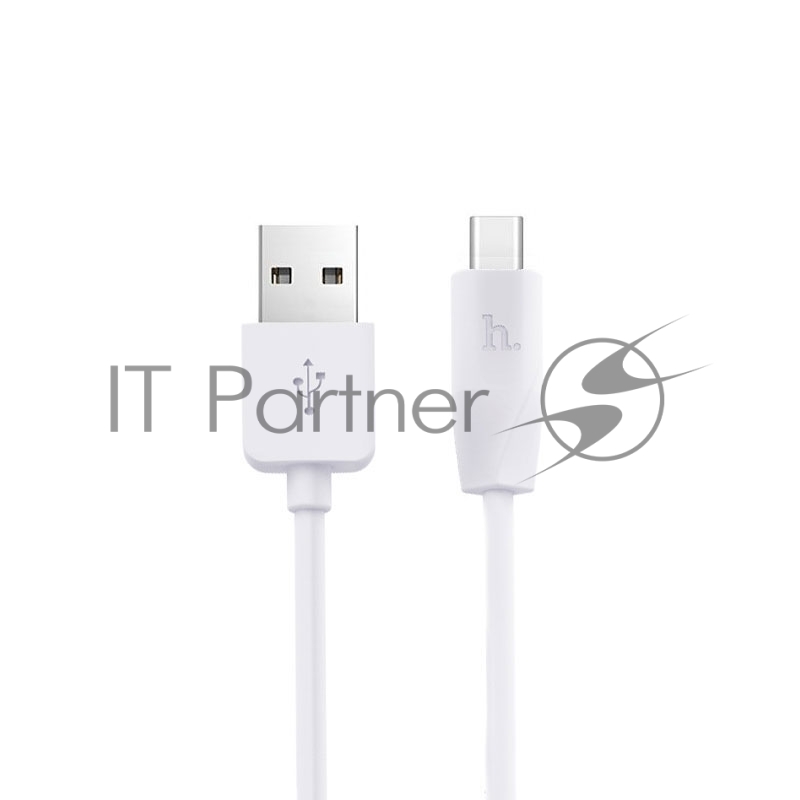 Кабель USB 2.0 hoco X1, АM/Type-C M, белый, 1м