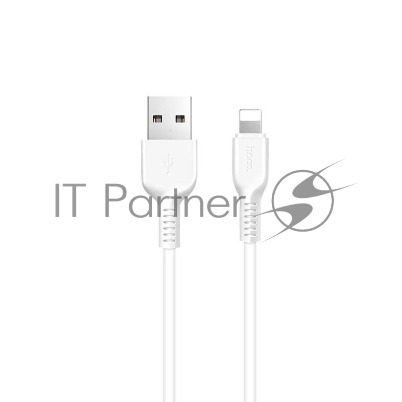 Кабель USB 2.0 hoco X20, AM/Lightning M, белый, 1м