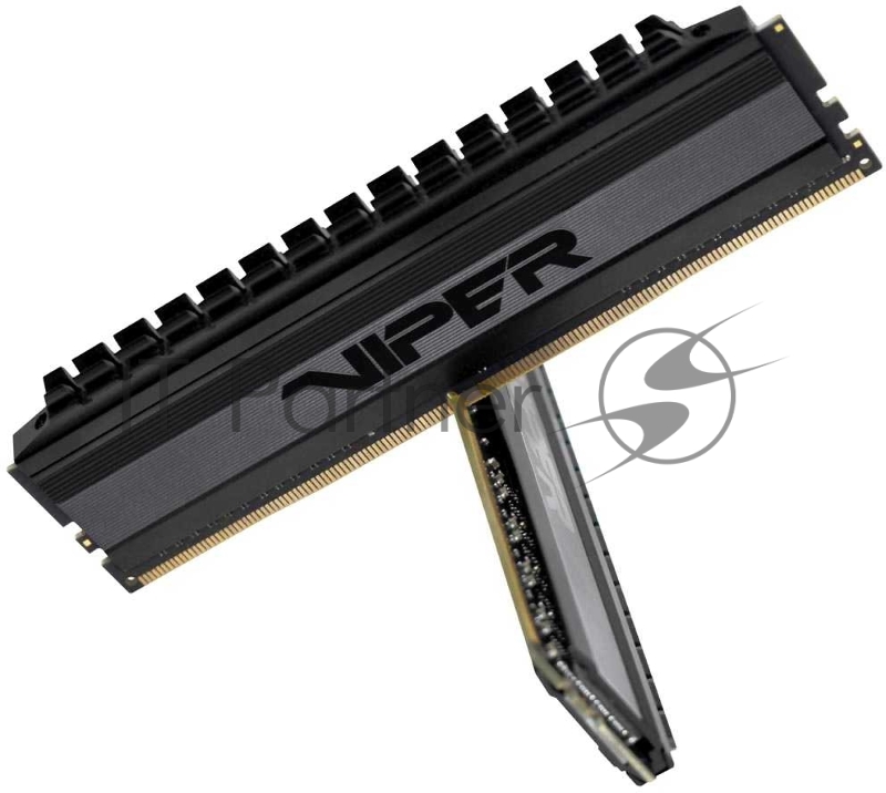 Модуль памяти DDR 4 DIMM 16Gb (8GBx2) PC35200, 4400Mhz, PATRIOT BLACKOUT (PVB416G440C8K) (retail)