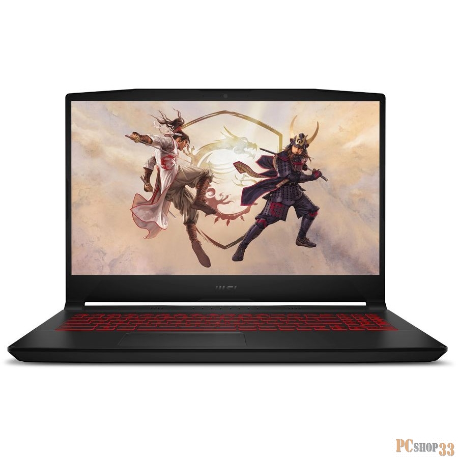 Ноутбук MSI Katana GF66 11UC-1223XRU Core i5 11400H 8Gb SSD512Gb NVIDIA GeForce RTX 3050 4Gb 15.6 IPS FHD (1920x1080) Free DOS black WiFi BT Cam