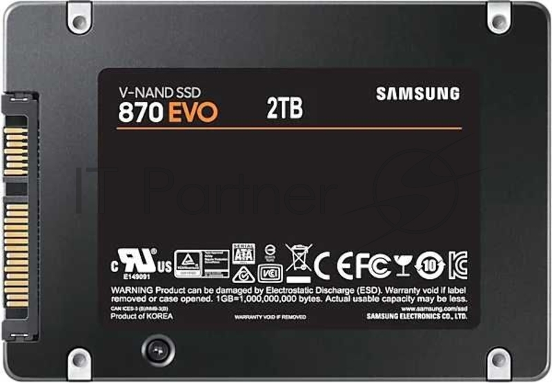 Накопитель SSD Samsung 2Tb 870 EVO Series MZ-77E2T0B/EU