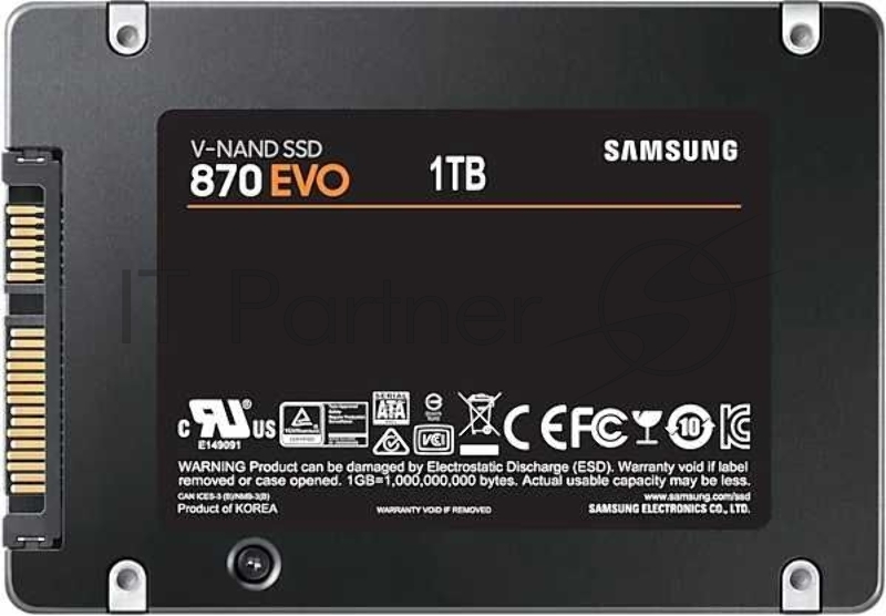 Накопитель SSD Samsung 1Tb 870 EVO Series MZ-77E1T0B/EU
