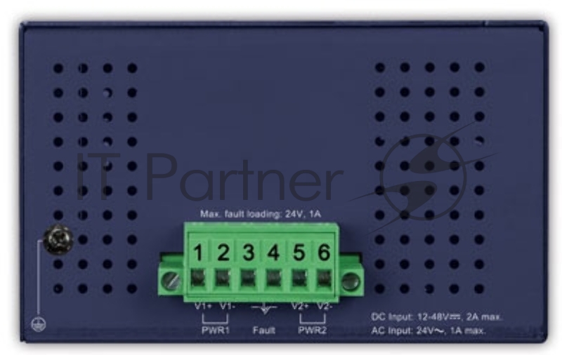 Коммутатор PLANET IFGS-1822TF IP30 Industrial 16-Port 10/100TX + 2-Port Gigabit TP/SFP Combo Ethernet Switch (-40~75C, dual redundant power input on 12-48VDC / 24VAC terminal block)