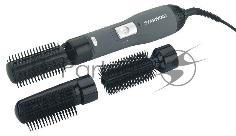 Фен-щетка Starwind SHB 6050 800Вт серый