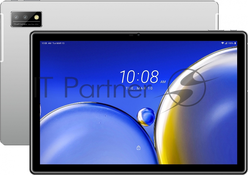Планшет HTC A101 T618 (2.0) 8C RAM8Gb ROM128Gb 10.1 IPS 1920x1200 3G 4G Android 11 серебристый 13Mpix 5Mpix BT GPS WiFi Touch microSDHC 256Gb GPRS EDGE 7000mAh