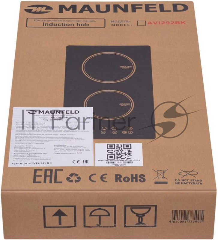 Индукционная варочная панель MAUNFELD AVI292BK