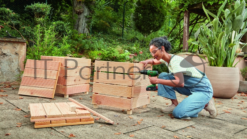 Дрель-шуруповерт Bosch EasyImpact 18V-40 (1x 1,5Ah) + AL18V-20 1200Вт аккум. патрон:быстрозажимной (кейс в комплекте) (06039D8101)