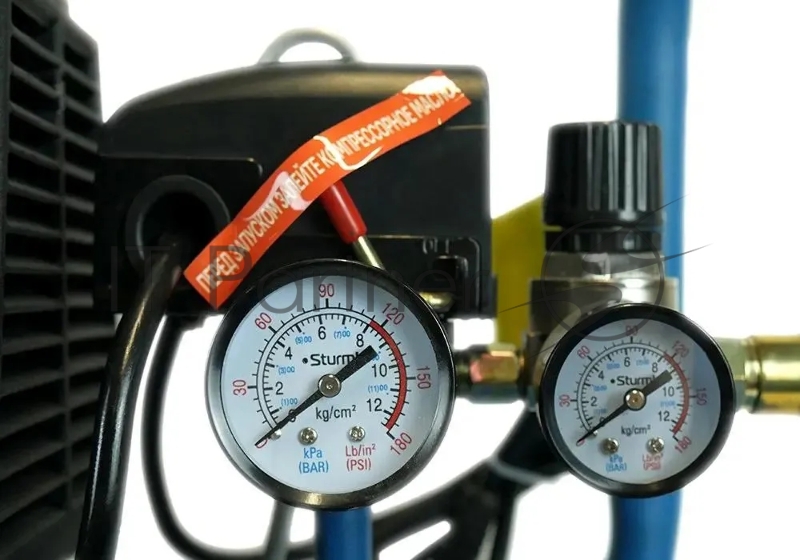 Воздушный компрессор Sturm! AC93150P, 2000 Вт, 50л, 340л/мин, 8бар, 2850об/мин Professional